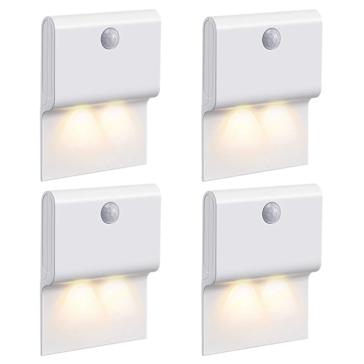 Motion Sensor Night Light, 2 Led Wireless Hanging Wall Night Lamp