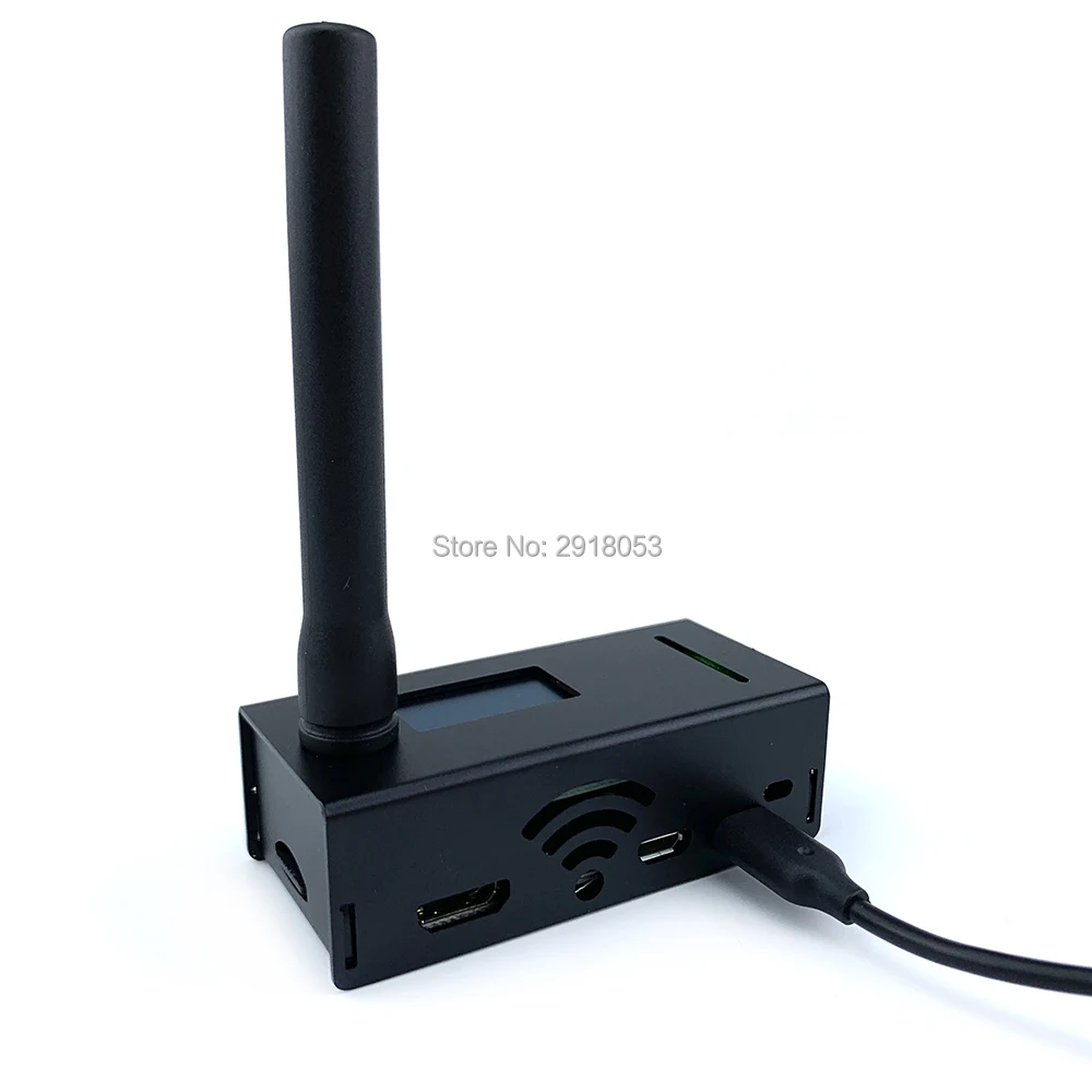 

Jumbospot UHF VHF MMDVM hotspot Module Support P25 DMR YSF for raspberry pi + Antenna + OLED+ Case
