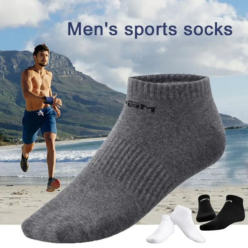 

Men's Golf Socks Sport Short Tube Socks Perspiration Moisture Control Breathable Cotton Elastic Fiber Sole Premium Ball Socks