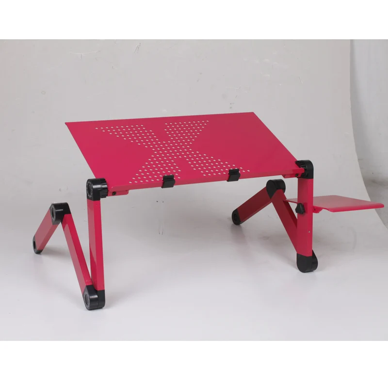 1 Pcs Foldable Computer Desks Bed Tray Laptop Notebook Lap Portable Vented Adjustable Stand PC Folding Desk Table