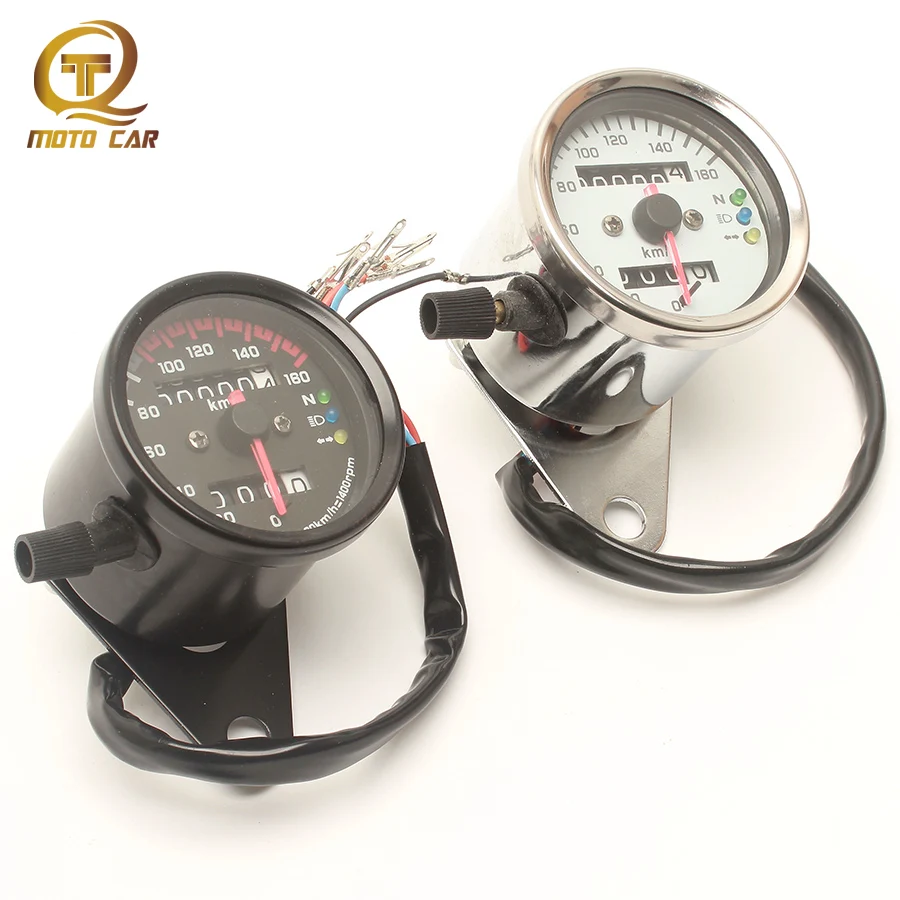 

universal motorcycle Speedometer tachometer Instruments Tachometer escape Lcd Backlight for Vintage GN250 bike ATV UTV Scooter