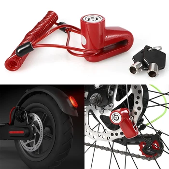 

Scooter Disc Brake Lock Anti-theft Security Scooter Wheels Lock Chain Ring Lock for Electric Scooter Bikes Motorcycles
