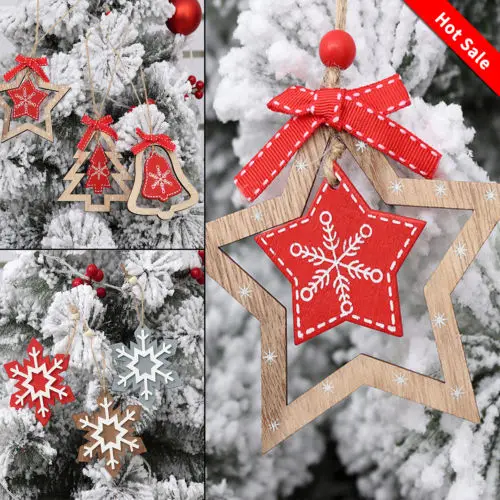 Дерево Рождественская зимняя елка украшения для рождественской елки кулон домашние Декорации для вечеринки