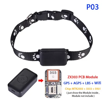 

P03 GPS Tracker GSM AGPS LBS Wifi Real-time Call Tracking SOS Playback Voice Monitor Recorder for Elderly Children Pets Vehicle