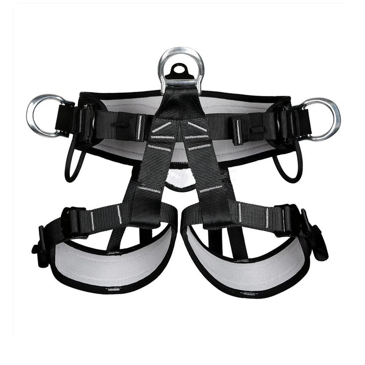 

Outdoor Climbing Harness Seat Belt Safety Rappelling belt Downhill Rappel mountaineering Belts Adjustable Climb Rescue Equipment