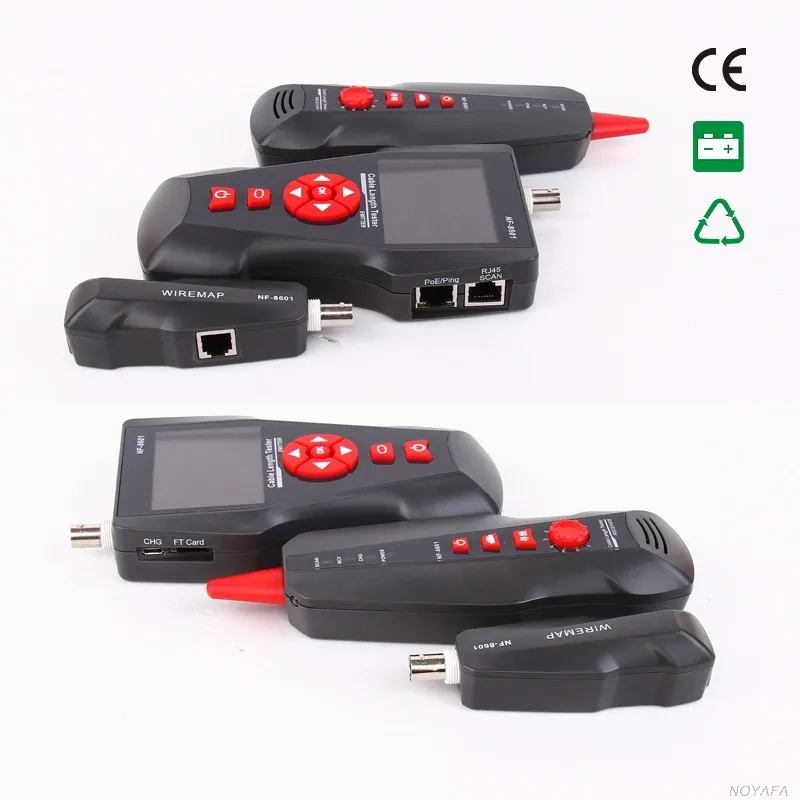 

New NF-8601 Multifunctional Network Cable Tester LCD Cable length Tester Breakpoint Tester