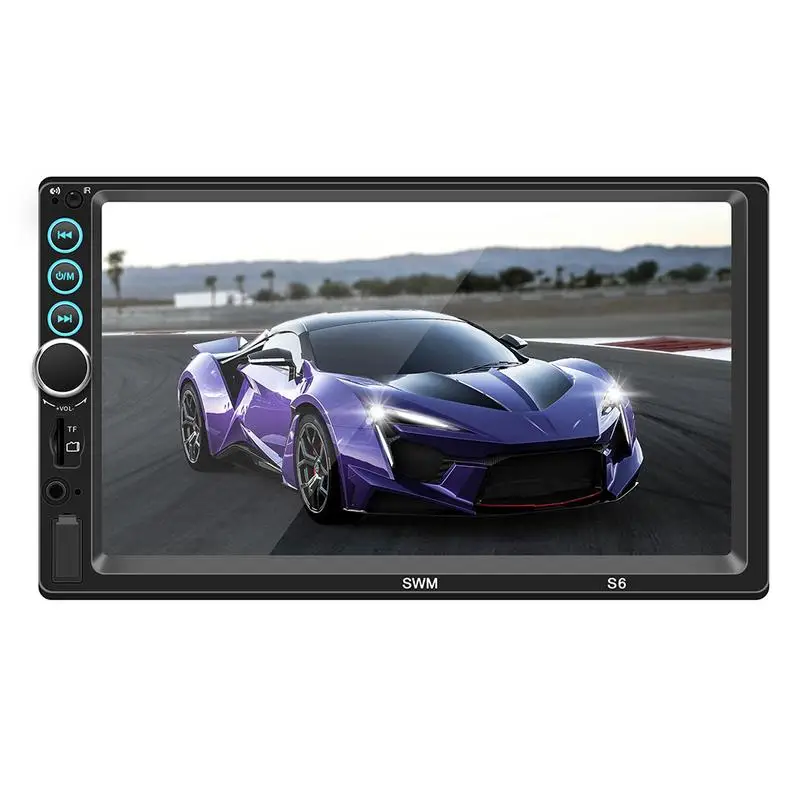 

New 7-inch Three-Screen With The Car MP5/MP4/MP3 Player Card Radio Bluetooth Phone For Android /iPhone Internet