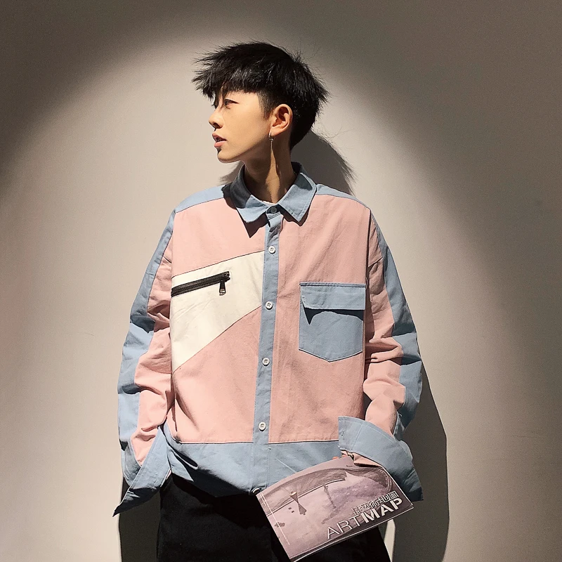 

Men's Shirts 2019 New Originally Four Seasons, Large Size and Long Sleeve Leisure Fashion Urban Men's Wear