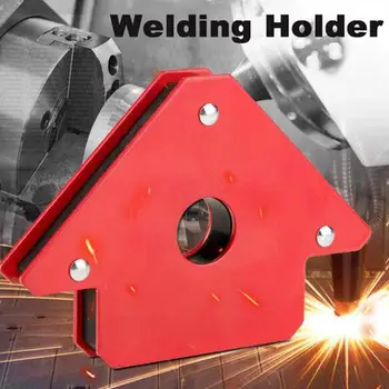

LanLan 1 PC 25/50/75LB Soldering Locator Brazing Strong Welding Magnetic Holder 3 Angle Arrow Welding Positioner Accessories