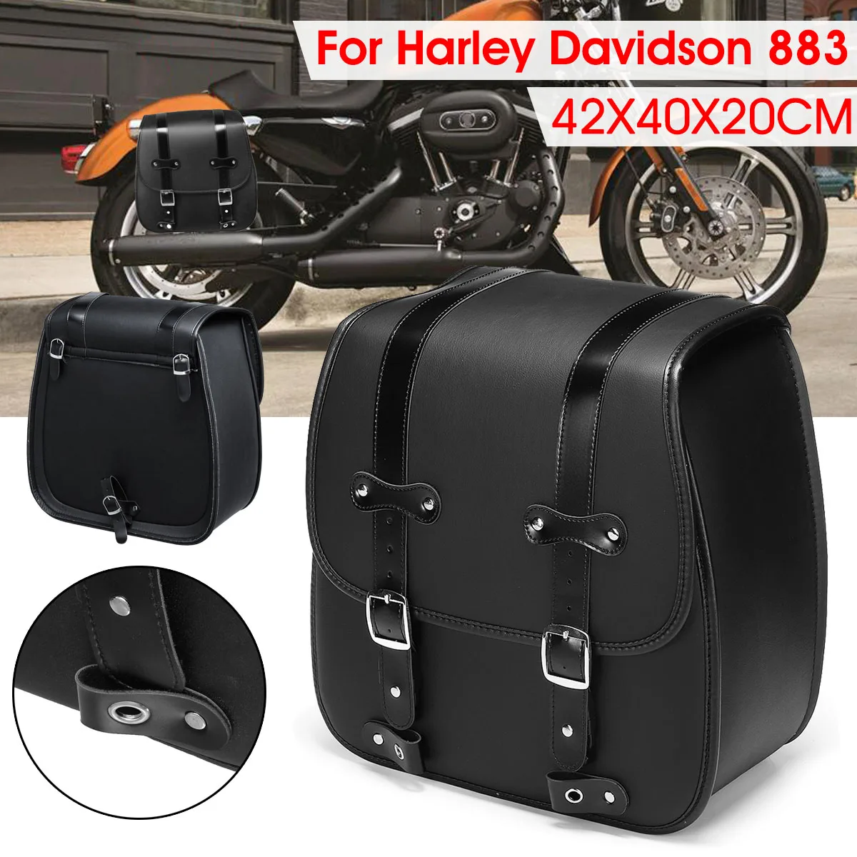 Мотоциклетная Сумка седло кожаная сумка для хранения багажа Седло Harley Davidson 883| |