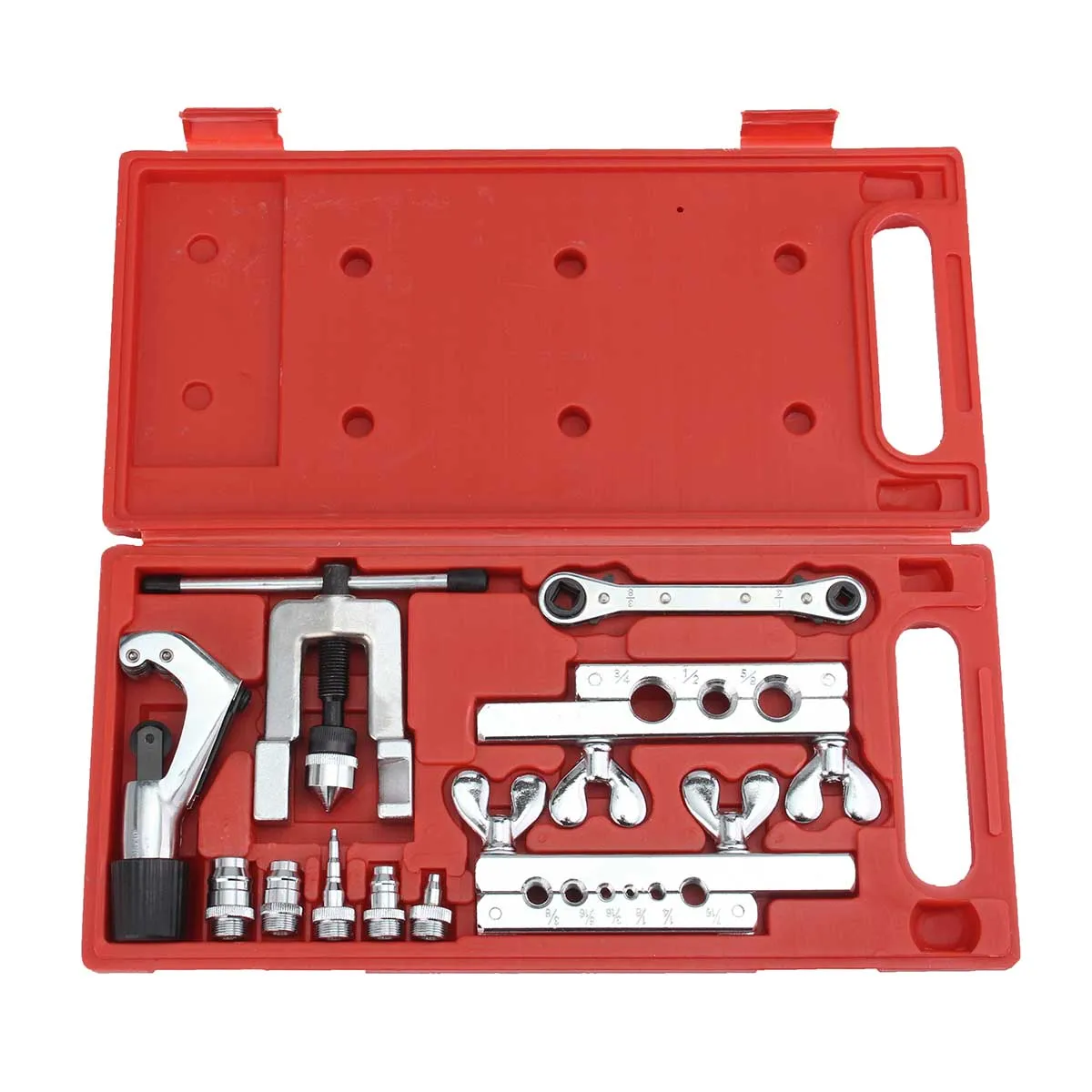 Flaring Swaging Tool Set Tube Cutter Pipe Repair Refrigeration Expander