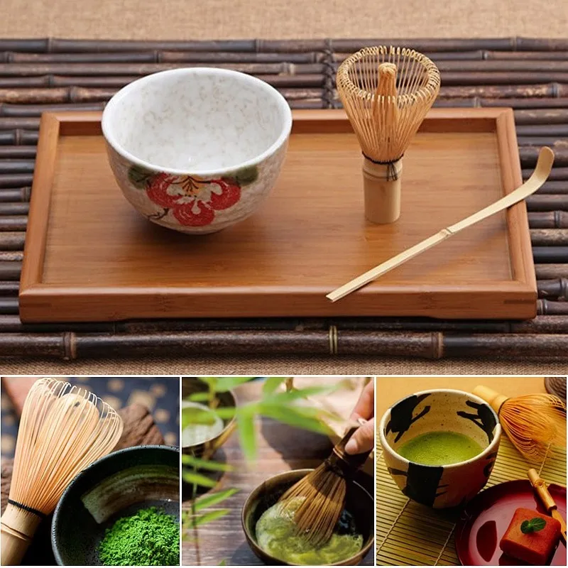 4 стиля тонкой японской церемонии матча керамическая чаша с бамбуковым венчиком Совок чайная посуда набор инструментов для кофе и чая