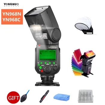 

YONGNUO YN968N YN968C Wireless Flash Speedlite TTL 1/8000 with LED Light for Canon Nikon DSLR Compatible with YN622N YN560TX II