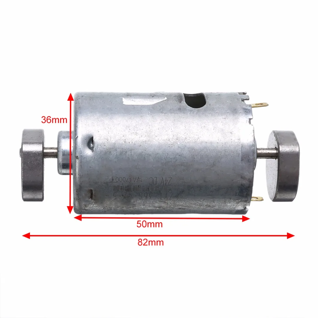 DC 12V 24V 555 вибрационных моторов двойной вибратор 550 высокое Мощность Фул Вибрационный Мотор для DIY массажер