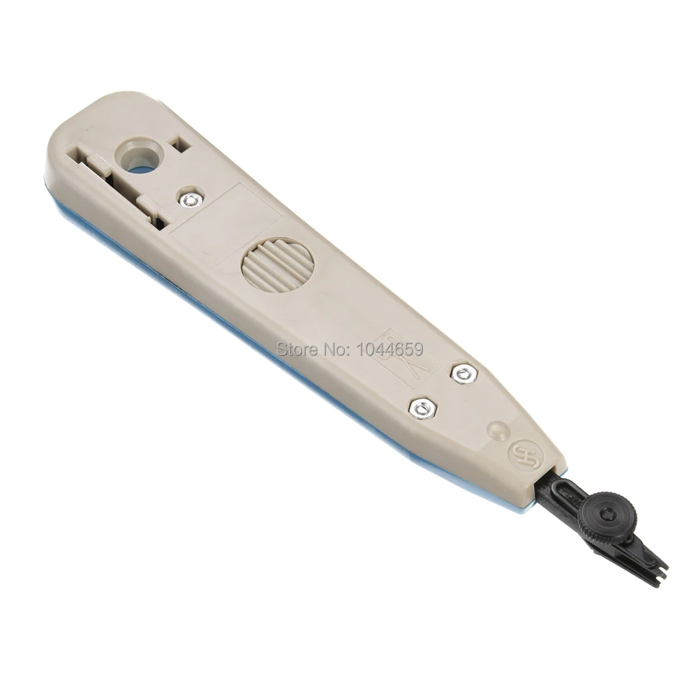 Ethernet Network Patch Panel Faceplate Punch Down Tool Professional Telecom Blue Tools Punch Down Tool - 6
