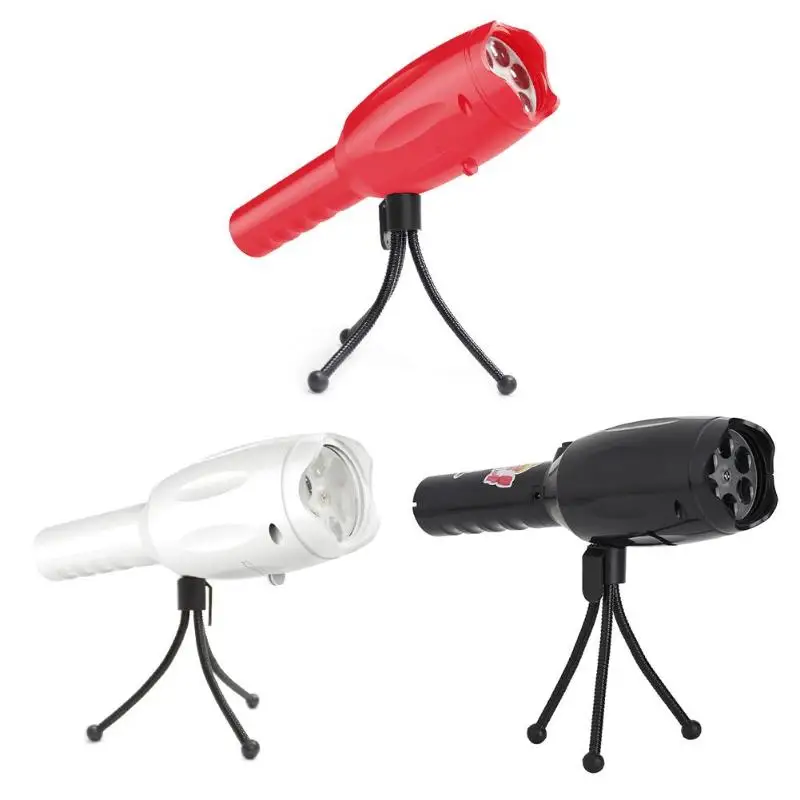 

USB Charging LED Projector Light 12 Pattern Handheld Flashlight Holiday Christmas Decoration Multifuction Portable Lantern Torch