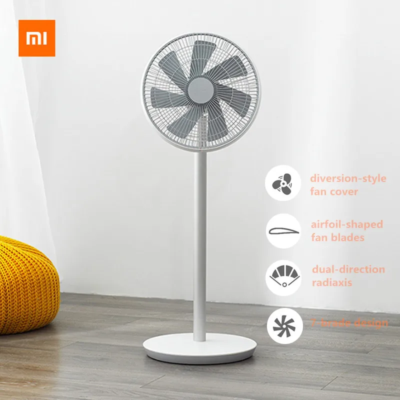 

Xiaomi Smartmi 2 2S Floor Fan Wireless DC Frequency Fan Natural Wind MIJIAAPP Control Children Lock Floor Fan 2800mAh Cooler