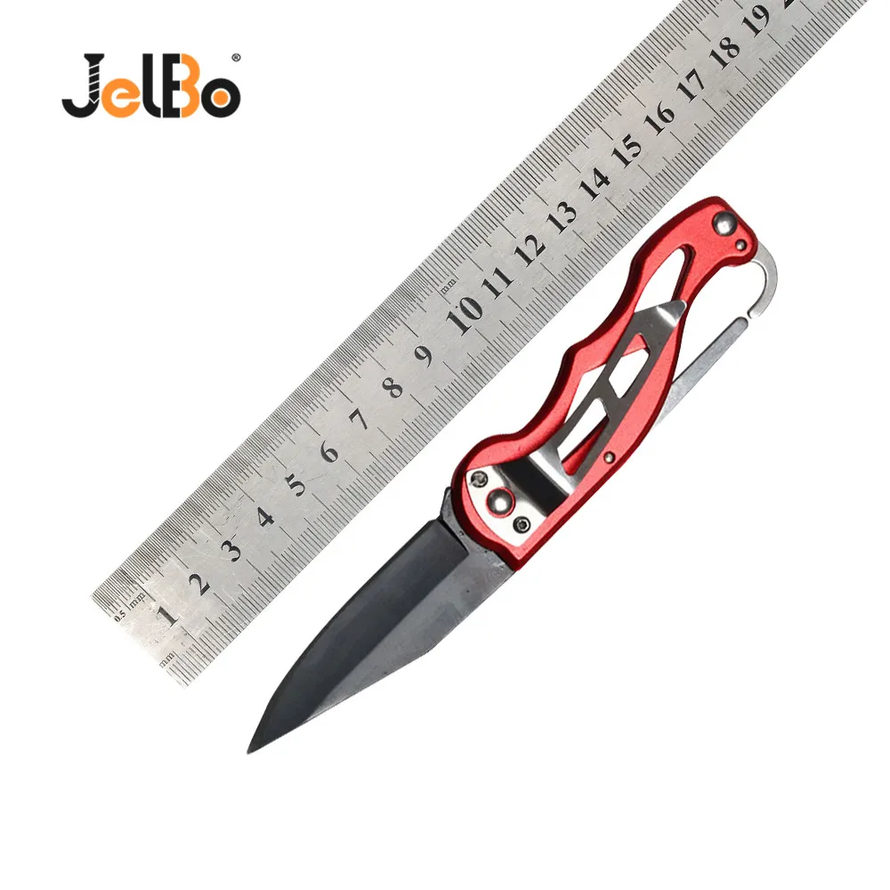 

JelBo Karambit Folding Blade Knife Pocket Portable Mini Knife Safety Buckle Hunting Camping Tactical Outdoor Survival Hand Tool