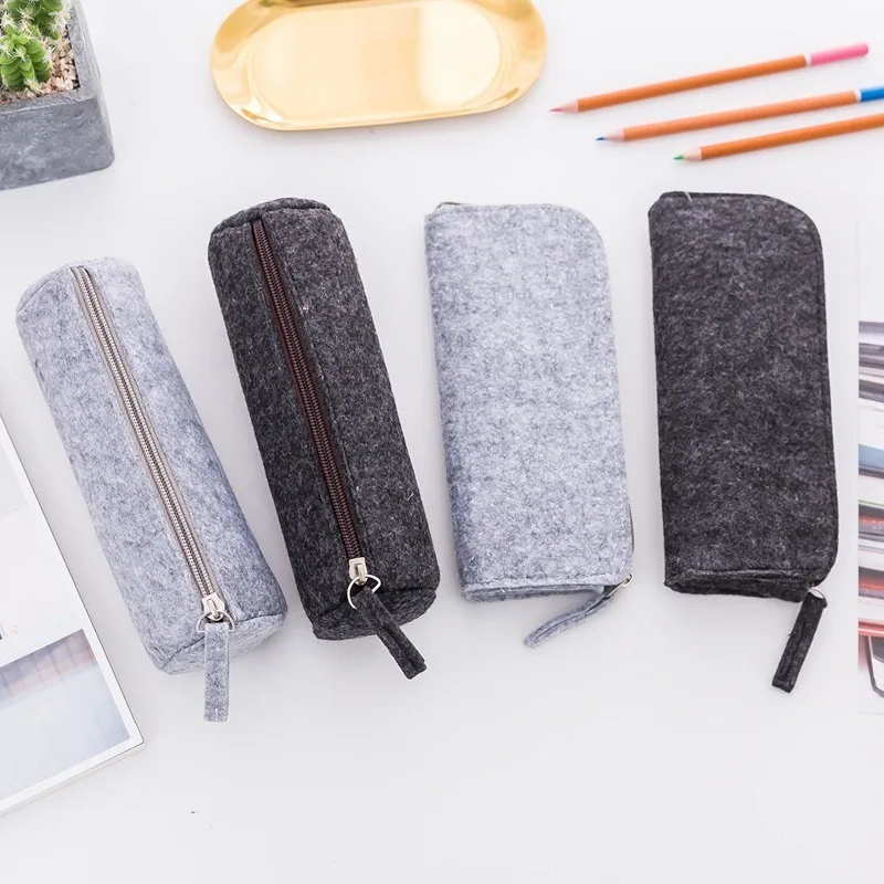 

SIXONE Minimalist felt pencil bag fabric pencil case pencil box School Supplies Office Supplies stationery