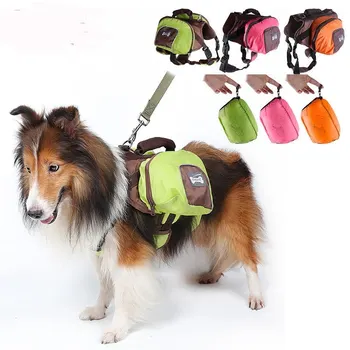 

Large Pet Dog Saddle Bag Pack Backpack Medium Big Harness Animal Bag For Outdoor Hiking Camping Training Carrier Product