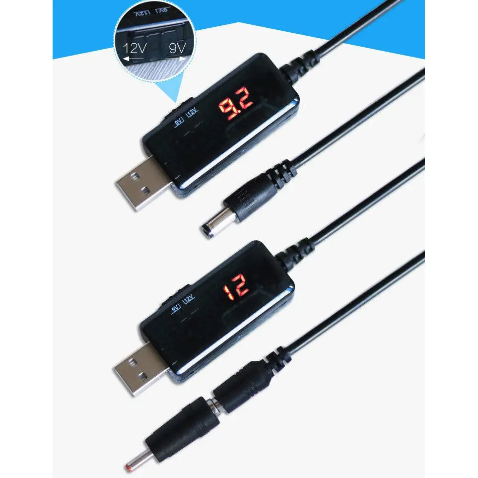USB Boost 5 В повышающий до 9 12 преобразователь напряжения светодиодный