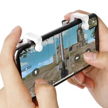 1 paio L1R1 PUBG Mobile Trigger Controller Smartphone L1R1 sparare pulsante di fuoco obiettivo Kit chiave gioco Joystick Gamepad per iPhone Android
