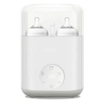 

Newborn Baby Double Bottle Sterilizer Milk Warmer Heater for Infant Breast Milk Feeding Disinfection Constant Temperature Heater