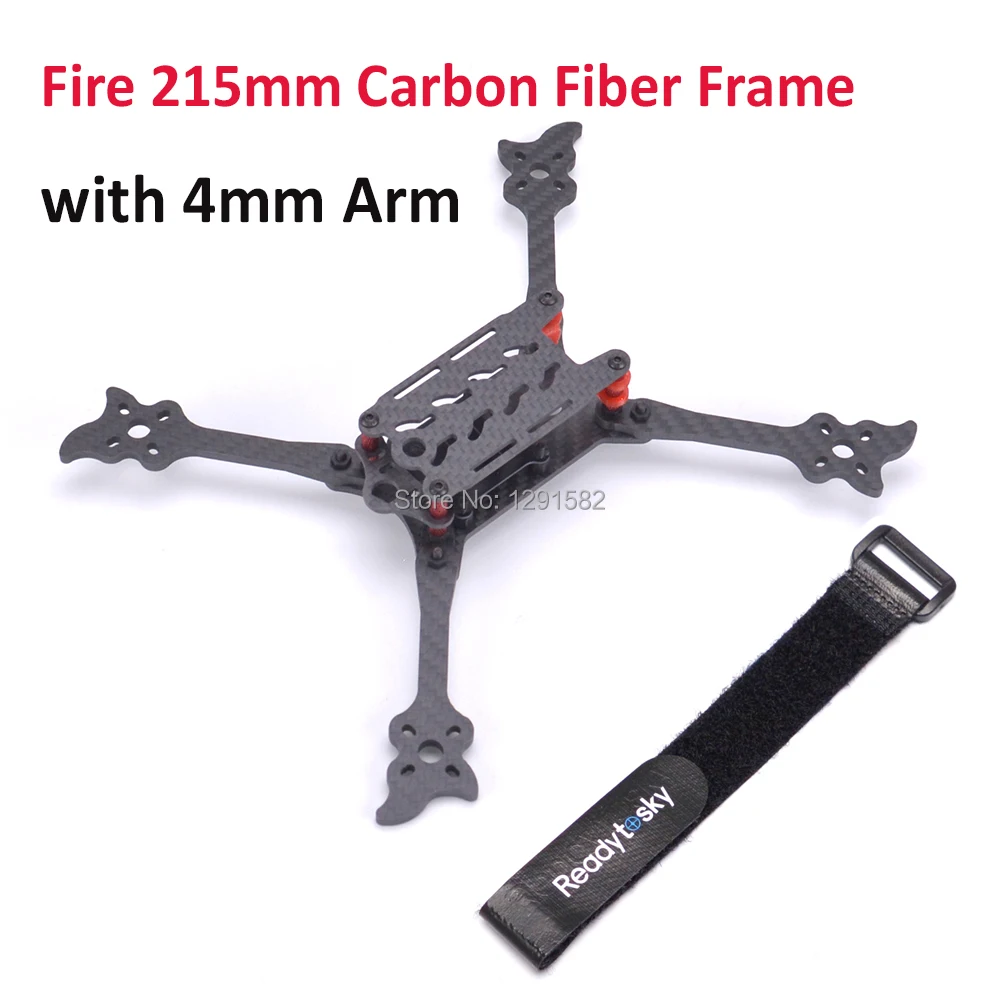 

Fire 215mm FPV Racing Drone Frame 5 Inch Carbon Fiber FPV Frame Kit with 4mm Frame Arms better than QAV-X QAV 210