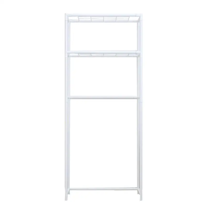 

1pc Over the Toilet Storage Rack Solid Anti-rust Non-slip 3 Tier Display Rack Storage Shelf Storage Rack for Toilet Bathroom