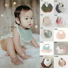 Pudcoco горячая распродажа 1 шт Детские нагрудники из хлопка для кормления новорожденных бандана для кормления