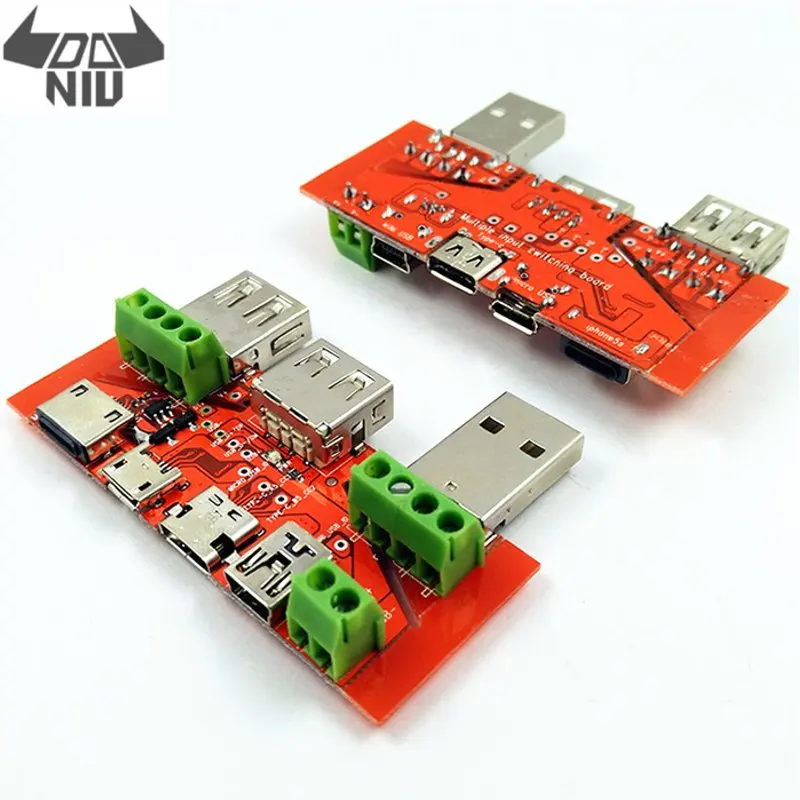 

DANIU 1Pcs Type-c Micro USB Mini USB Cable Adapter Converter Board USB Tester Ammeter Capacity Monitor Instrument