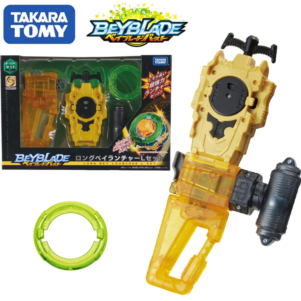 

Original Tomy Beyblade Burst Launcher Set B-123/b-124/b-93/b-94/b-88 Bayblade Accessories Be Blade Top Spinner Toy For Children