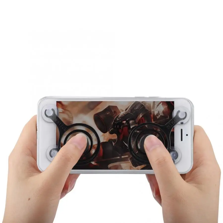 

1 Pair Strong Sucker Touch Screen Game Control Joystick for Arena of Valor game (Black) 2019