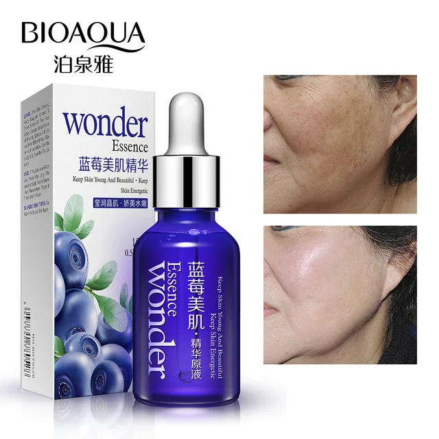 

BIOAQUA Blueberry Hyaluronic Serum Acid Liquid Skin Care Anti Wrinkle Collagen Essence Face Care Whitening Moisturizing Oil