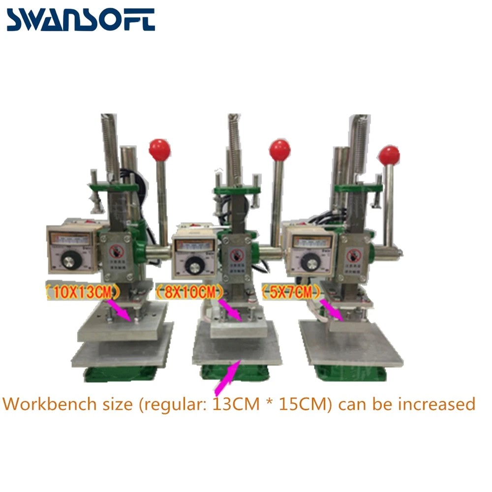 Ручная машина горячего тиснения, тиснение кожи, логотип торговой марки горячего тиснения машина