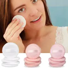 5 шт пуф для макияжа пух пуховкой Для женщин сухой порошок Loose Powder 5,8x5,8x3 cm лица пуф для макияжа инструменты