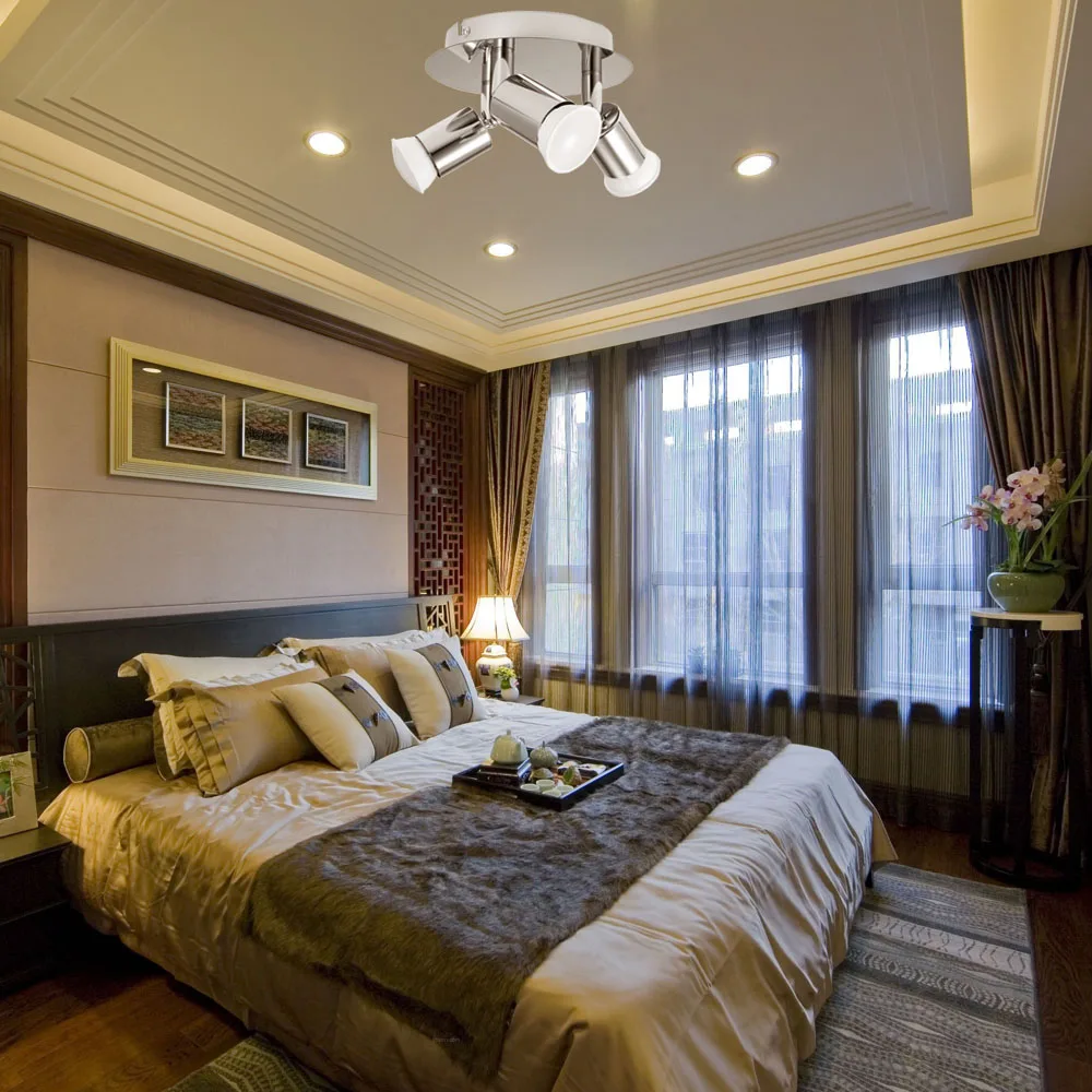 

Ceiling Lights Swiveling Lamp Angle Kitchen Living Room 3 Way Ceiling Light Fitting Modern Pendant Ceiling Spotlight Rotatable