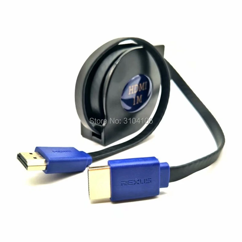 Выдвижной Высокоскоростной HDMI 1 4 штекер видео HDTV кабель 5 м поддерживает Ethernet 3D и