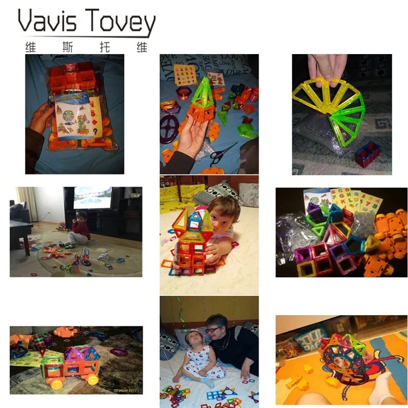 100-298 конструкторские модели магнитных блоков и магнитных конструкторских игрушек, пластиковые Развивающие игрушки, детский подарок