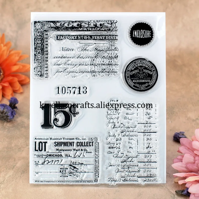 

SHIPMENT COLLECT Scrapbook DIY photo cards rubber stamp clear stamp transparent stamp 13x16.5cm KW7102447