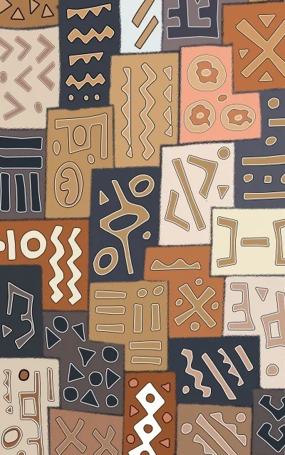 Индийский коричневый Totems активные коврики с принтом 10 видов размеров для спальни