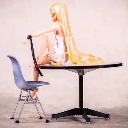 Фигурки героев аниме Monogatari Bakemonogatari Oshino Shinobu белые игрушки 19 см|Игровые фигурки и