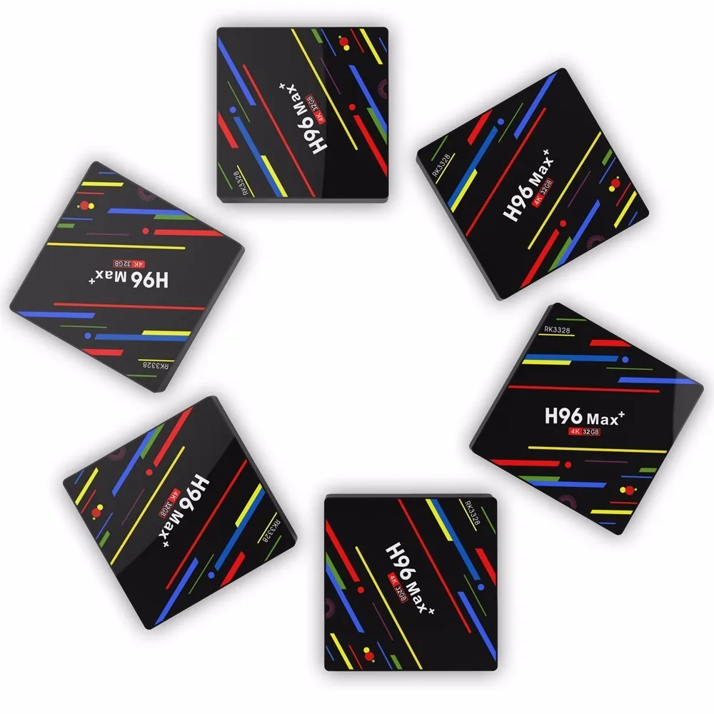 H96 MAX Plus 2G 16G Smart TV Box Rockchip RK3328 Android 8 1 4 Гб RAM 32 ГБ/64 Rom 4K H.265 USB3.0 Dual WIFI