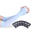 Long Gloves Sun UV Protection Hand Protector Cover Arm Sleeves Ice Silk Sunscreen Sleeves Outdoor Arm Warmer Half Finger Sleeves ► Photo 2/6