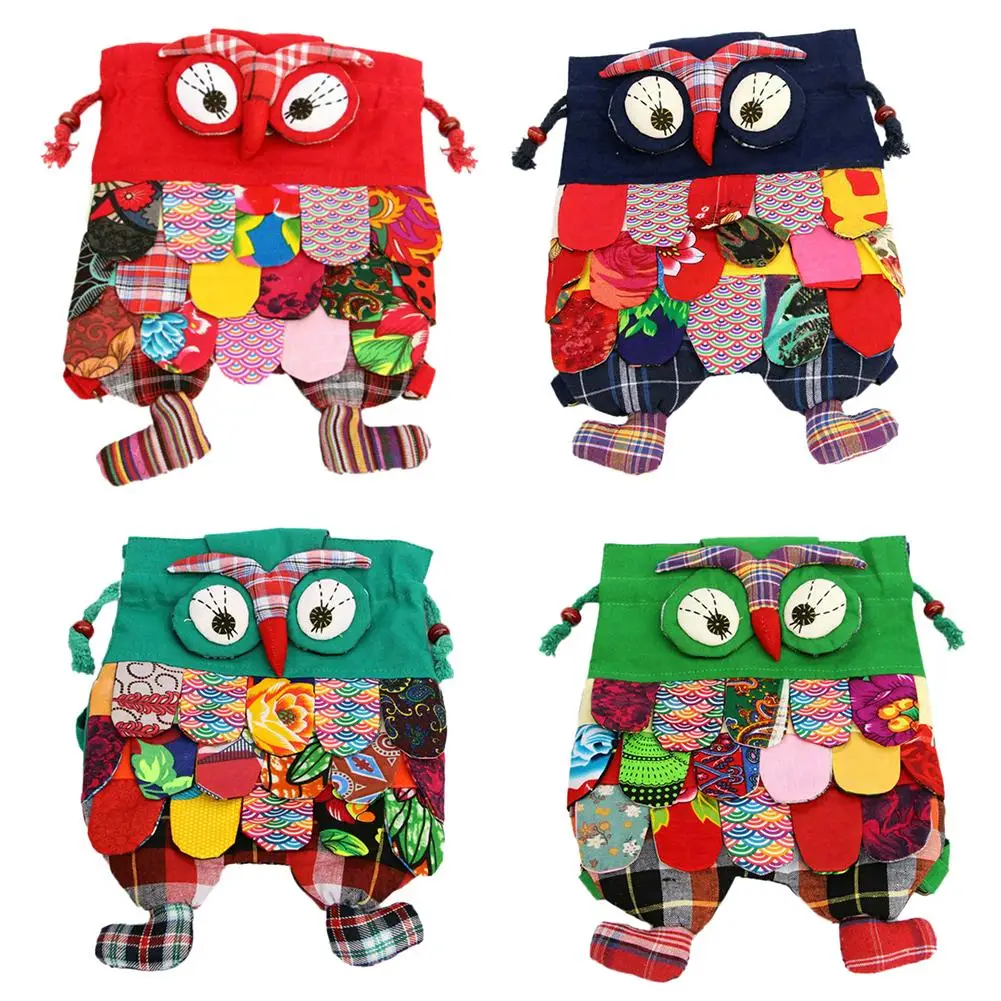 البومة شكل ظهره أزياء الأطفال الهدايا الكرتون حقيبة التخزين يزين البومة أكياس المحمولة السفر الوجبات الغذائية الحاويات