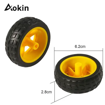 

Tt Motor Motor Wheels Smart Car Chassis Robot Remote Control Car Wheels For Arduino Diy Kit