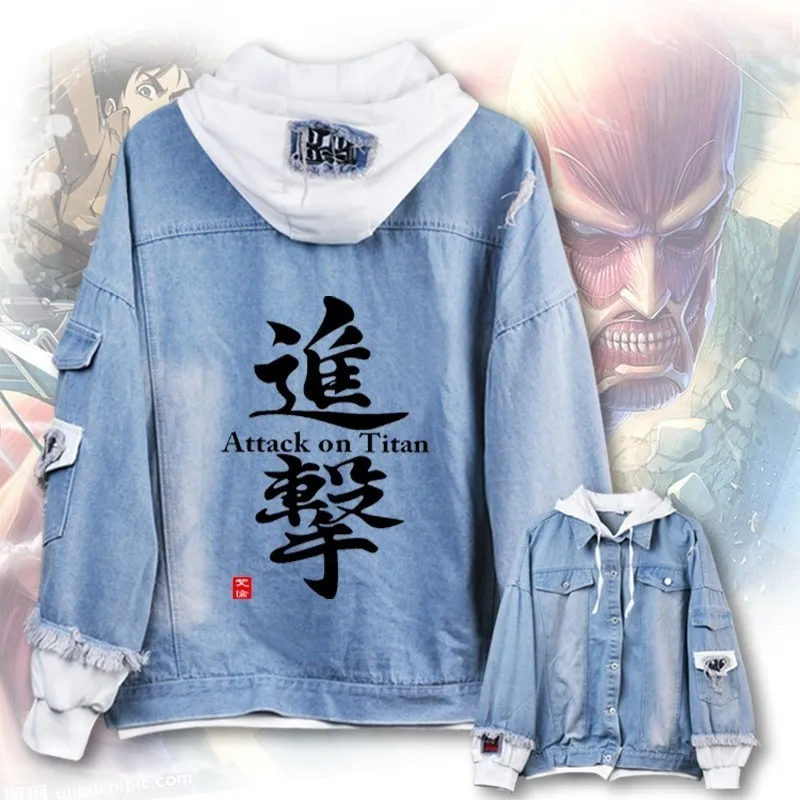 Unisex Anime Naruto Itachi Uchiha Jean Hoodie Coat Hooded Jacket Outwear Cosplay