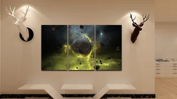 

Canvas Home Decoration Painting Modular HD Printing 3 Tree Living Room Mural Art Digital Painting Shipped witin 24 Hous