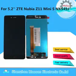 M & Sen для 5,2 "zte Нубия Z11 мини S NX549J ЖК-дисплей Экран Дисплей + Touch Панель планшета для zte Z11 мини S сборки ЖК-дисплей Дисплей