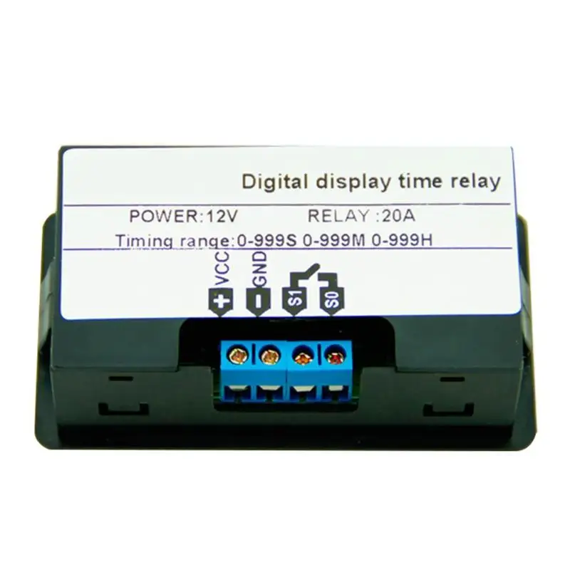 DC12V 20A цифровой Дисплей время задержки реле времени таймера Велоспорт